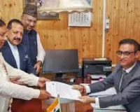 भाजपा प्रत्याशियों ने दाखिल किया नामांकन