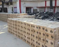  चुनाव में बिहार जा रही 7500 लीटर शराब पकड़ी गई