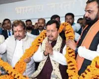 BJP मुख्यालय में नितिन नबीन ने संभाली कार्यकारी अध्यक्ष की कमान, अमित शाह–जेपी नड्डा रहे मौजूद