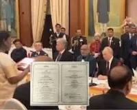 राष्ट्रपति भवन में पुतिन के लिए सजी शाही डिनर टेबल में क्या-क्या परोसा गया