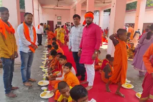श्रीमद्भागवत कथा ज्ञान यज्ञ सप्ताह का समापन
