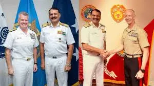 “एडमिरल त्रिपाठी ने US कमांडरों से Indo-Pacific सुरक्षा पर गहन रणनीतिक वार्ता की”