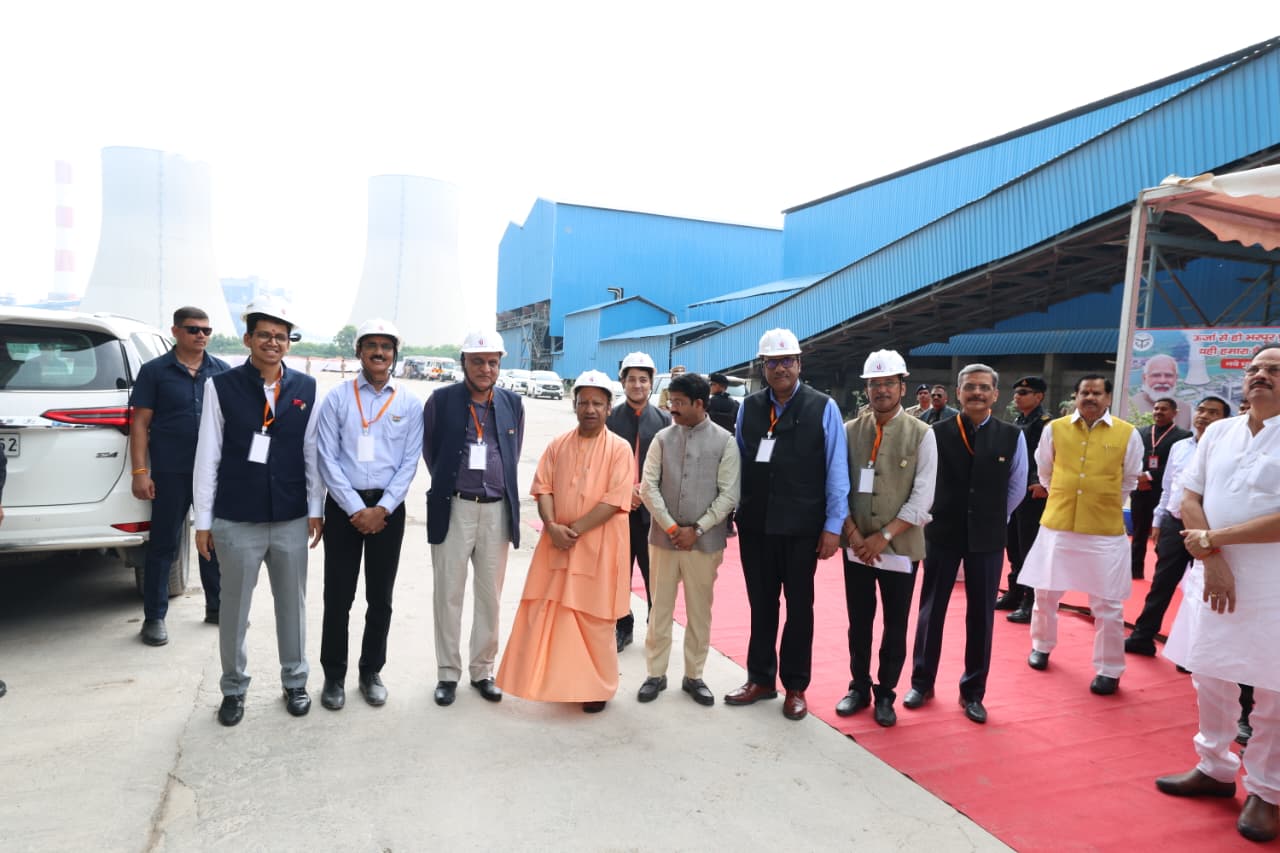 Yogi in Etah Cement Factory Udghatan - 2